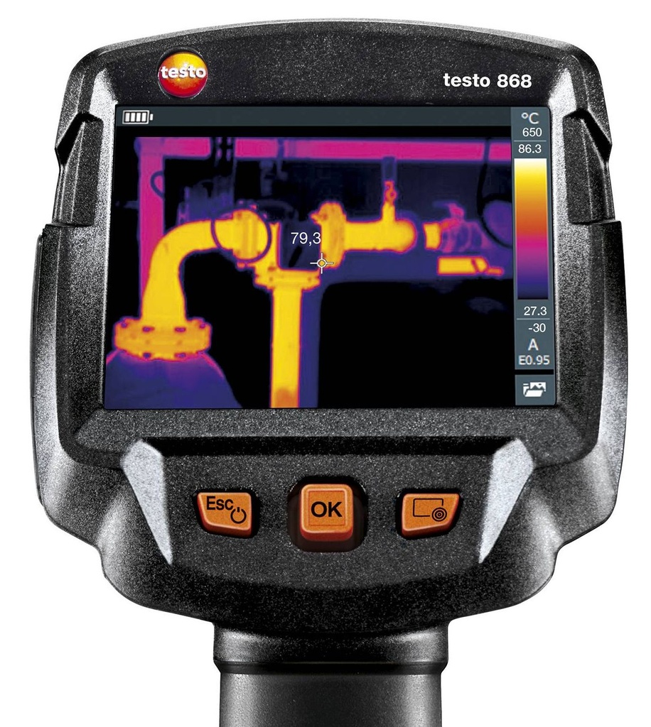 Termovisor testo 868 Com Infravermelho Resolução 160 x 120 pixel