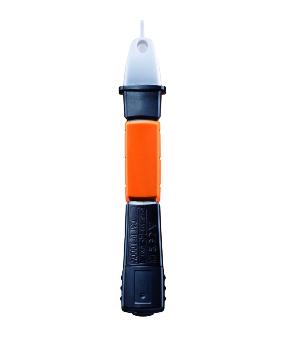 Testo 745 - Detector de tensão s/ cont. p/ detec. de circ. energiz. ou aterr. inapropriado, indic. de LED verm.