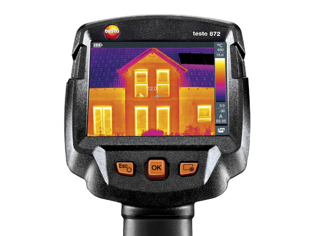 Termovisor testo 872 Com Resolução Infravermelho 320 x 240 Pixel