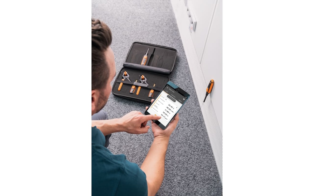testo Smart Probes - Kit Plus de teste para Refrigeração e Ar Condicionado