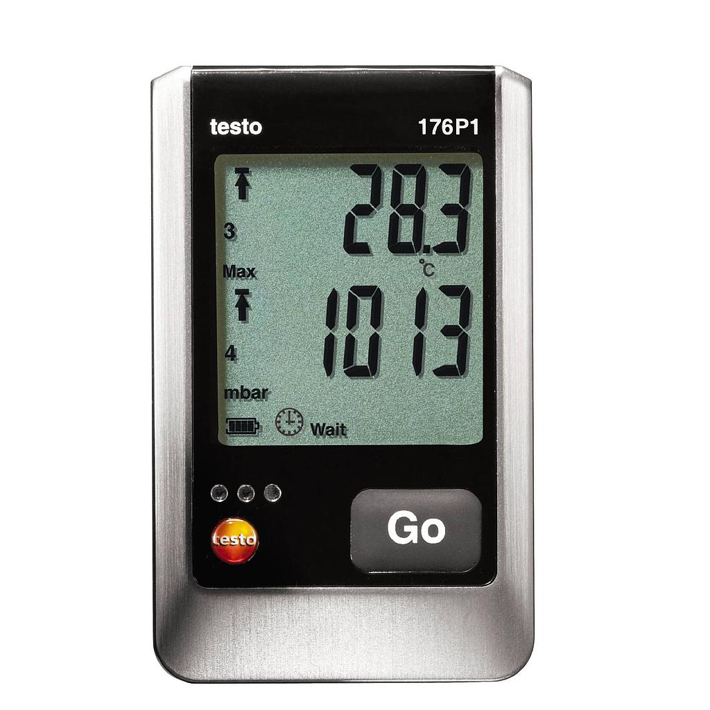 Testo 176 P1 - Datalogger p/ medição de pressão, temperatura e umidade c/ 5 canais