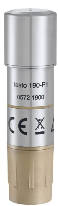 Testo 190 P1, Registrador de dados de pressão CFR, bateria grande, certificado de calibração (fábrica)