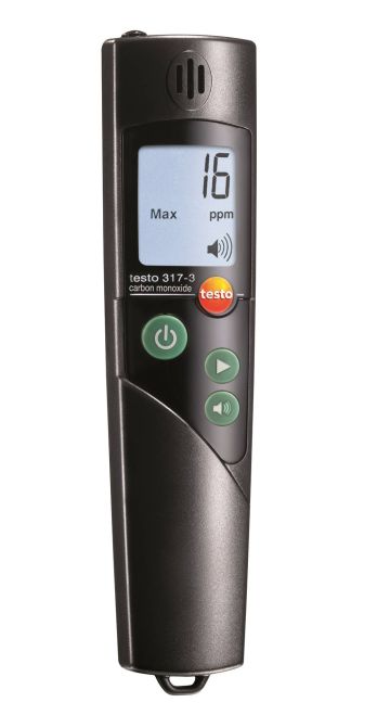 testo 317-3 - Instrumento de medição de CO com visor e alarme