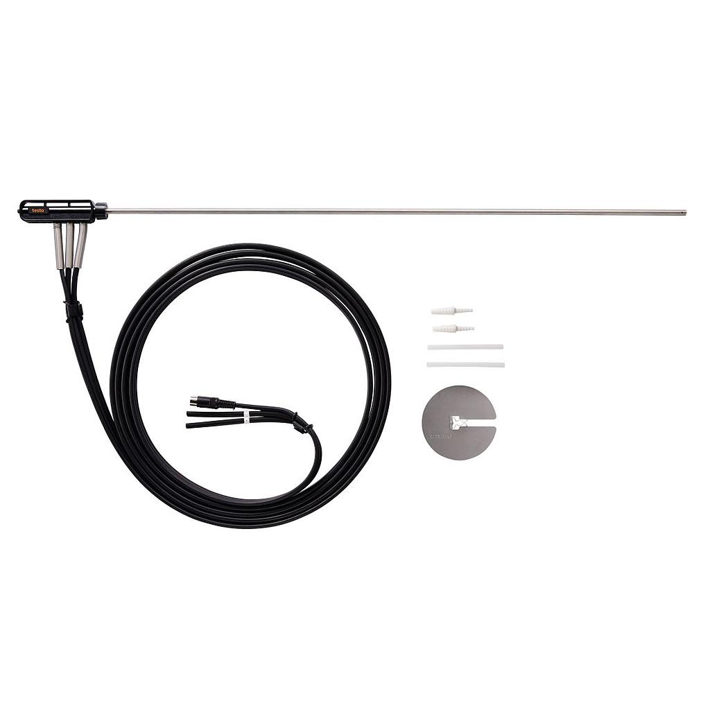 Sonda Tubo de Pitot, Tipo Reto, Aço Inox, comprimento 750 mm,  Ø 8 mm,