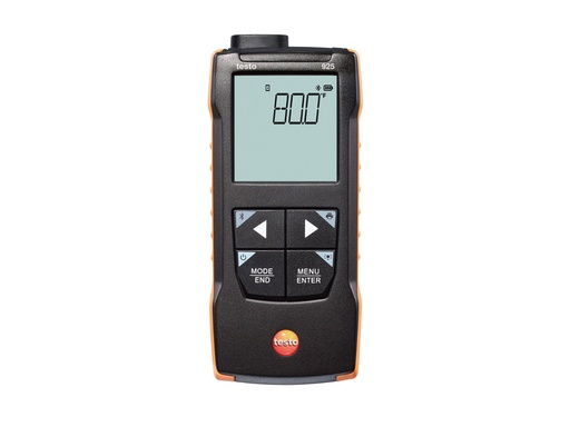 testo 925 - Instrumento de medição de temperatura para TC tipo K com conexão de aplicativo