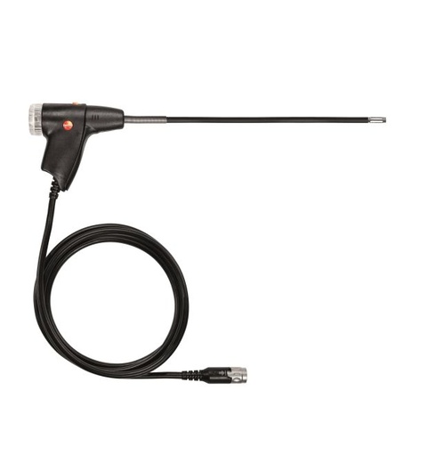 [0600 9770] Sonda de gases de combustão flexível, comprimento 330 mm, termopar NiCr-Ni; Tmax. +180 ° C;