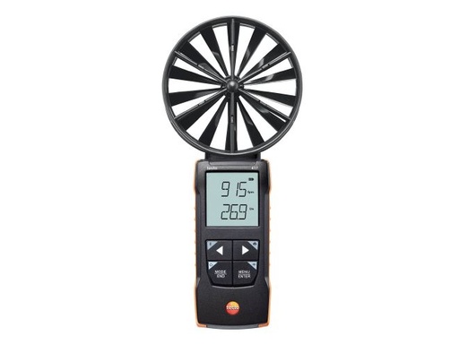 [0563 0417] testo 417 - Anemômetro digital de hélice de 100 mm com conexão de aplicativo